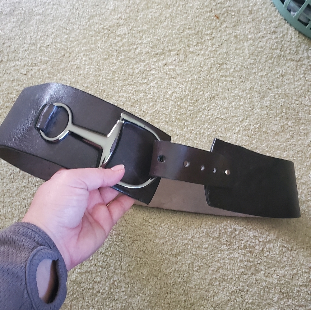 BRAVE leather waist belt